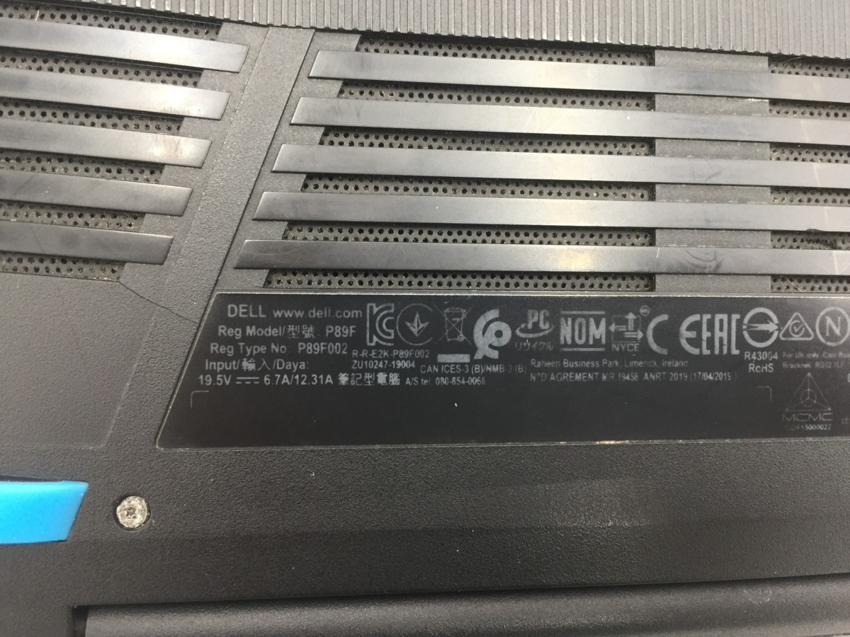 ♪△【DELL デル】ノートPC/Core i5-10300H(第10世代) G3 3500/P89F002