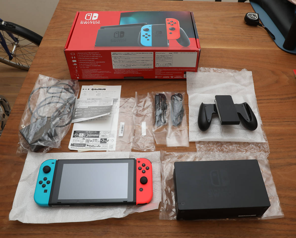 Nintendo Switch スイッチ 本体 ケース等セット 動作確認済み HAD-S