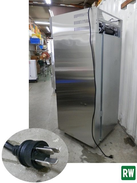  vertical 2 surface sudden speed ... Panasonic BF-F120A 403L three-phase 200V 2017 year made W745×D800×H1890mm freezer right opening 2 door shelves new goods [3-228514]