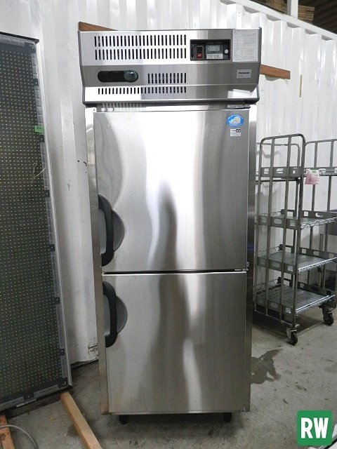  vertical 2 surface sudden speed ... Panasonic BF-F120A 403L three-phase 200V 2017 year made W745×D800×H1890mm freezer right opening 2 door shelves new goods [3-228514]