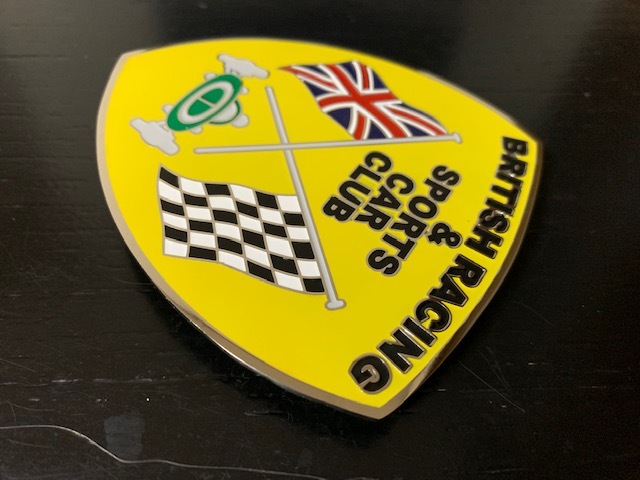 BRSCC ブリティッシュ レーシング スポーツ グリルバッジ カーバッジ