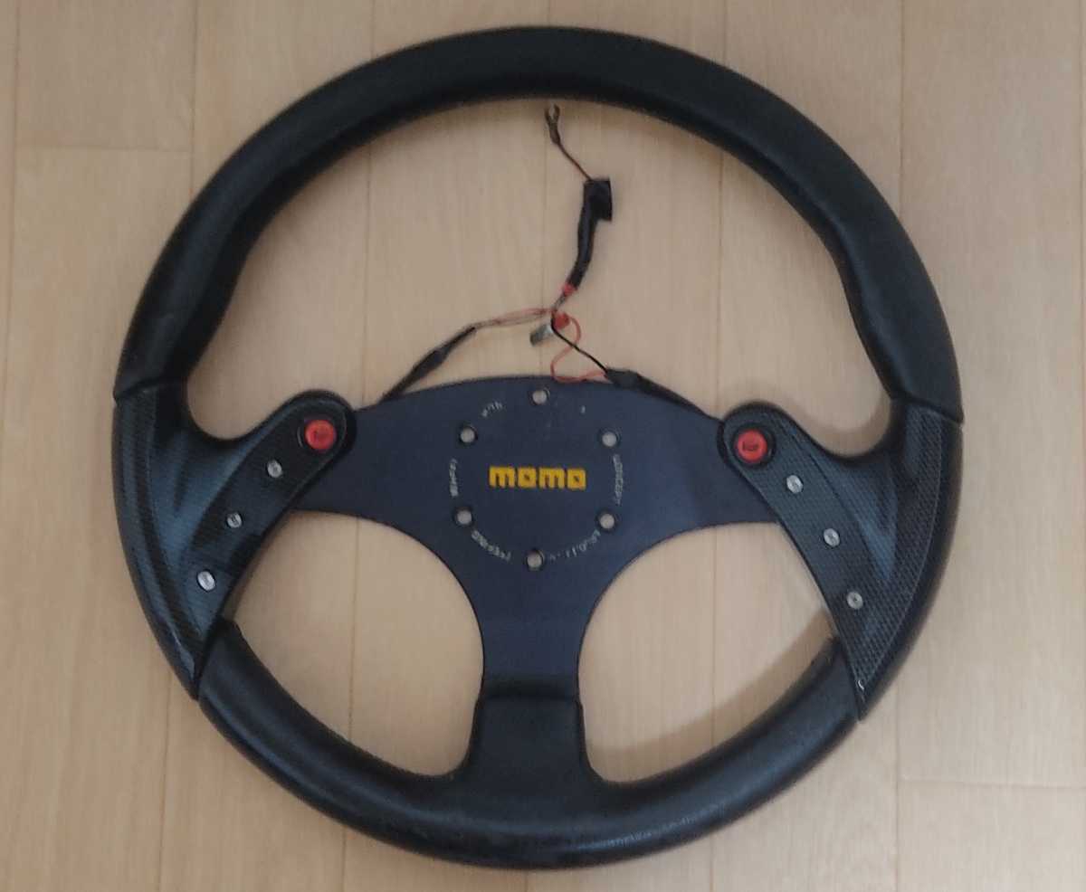 MOMO CONCEPT F1 カーボン 35π 350mm カーボン スパイダー? モモステ