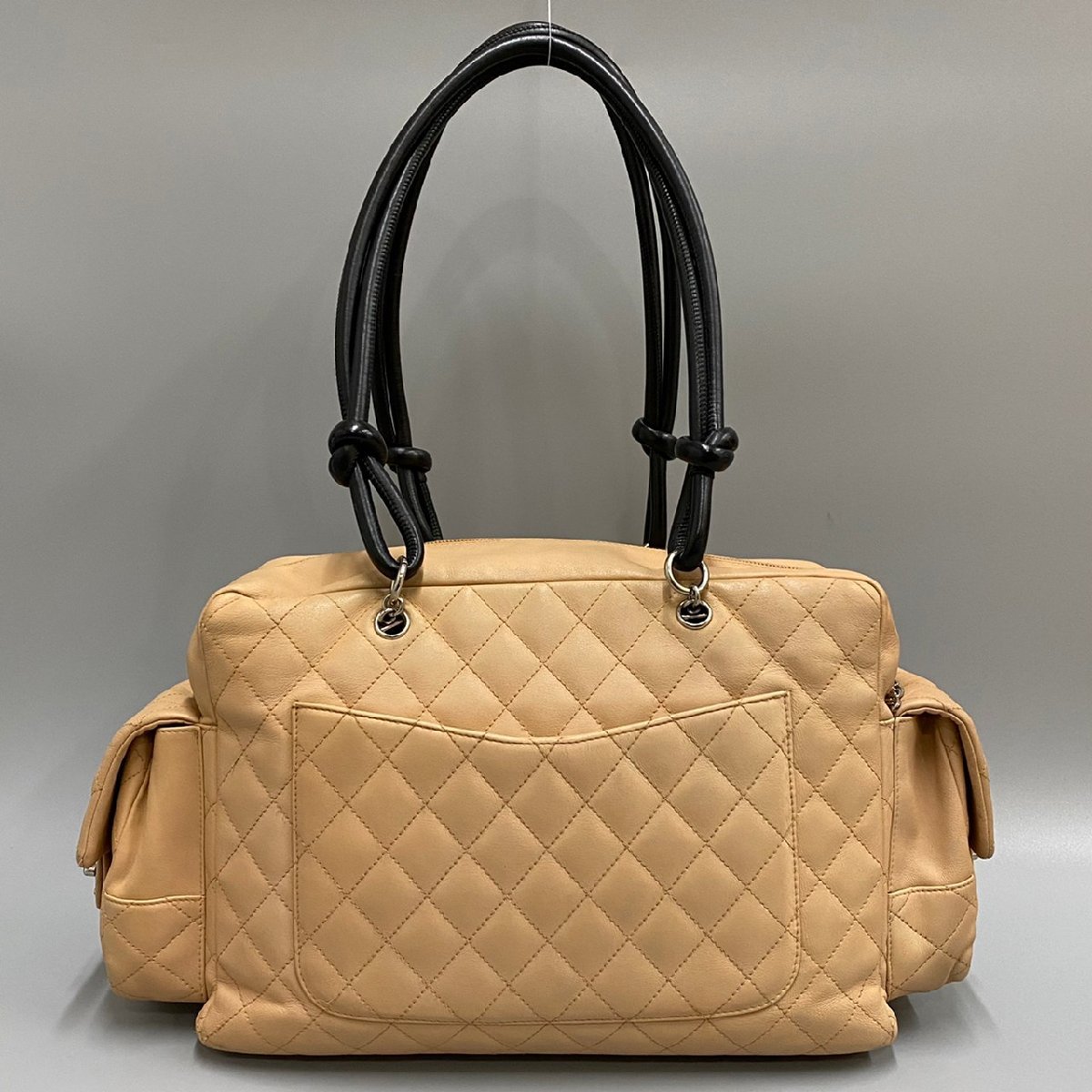 1円 美品 シール有 9番台 CHANEL シャネル カンボン マルチポケット