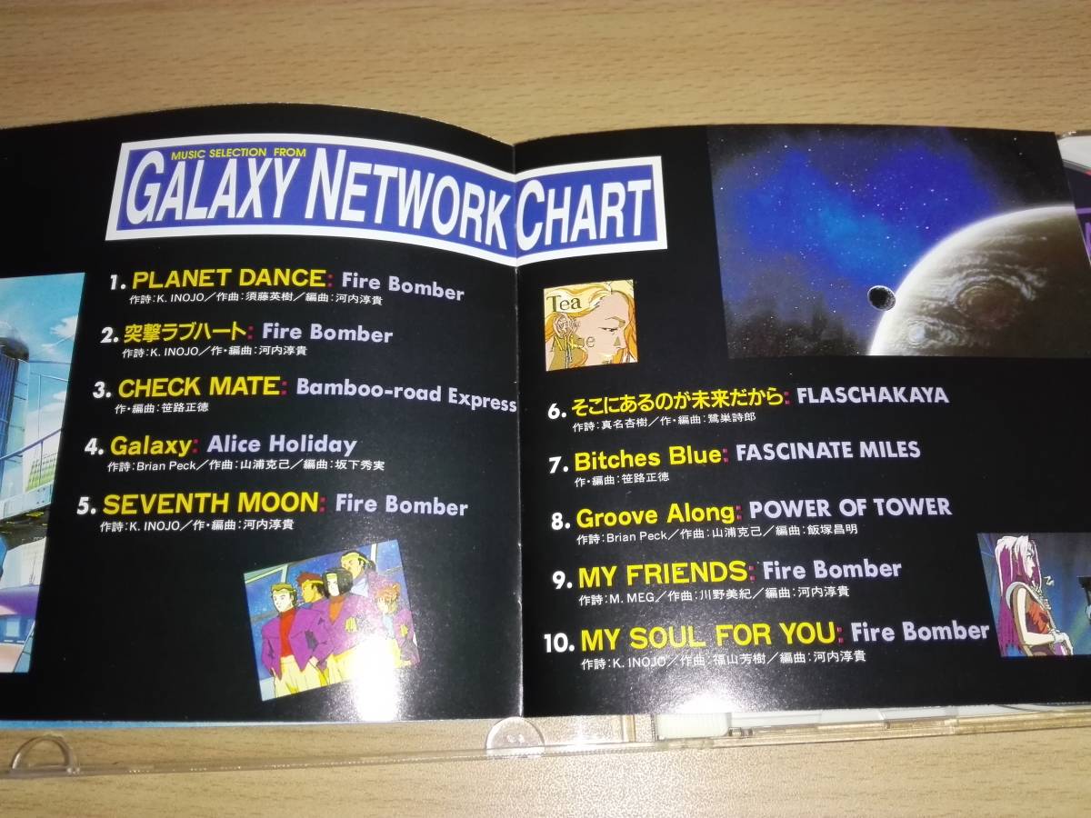 ＣＤ「マクロス7」MUSIC SELECTION FROM GALAXY NETWORK CHART _画像4