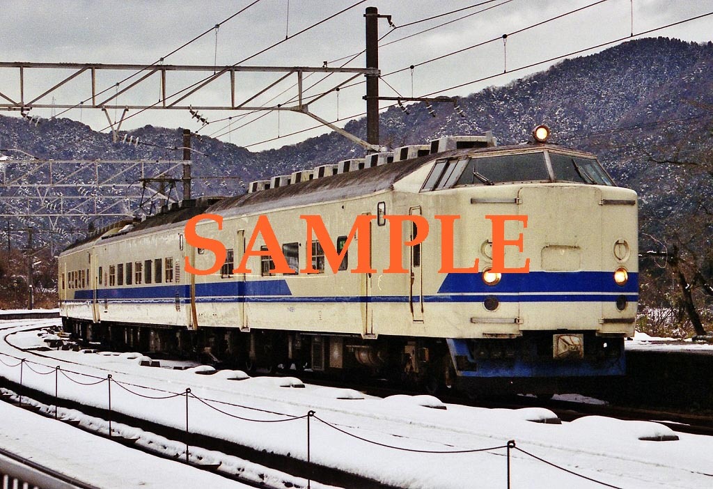 Ｆ-18【鉄道写真】Ｌ版５枚　４１９系　北陸本線_画像1