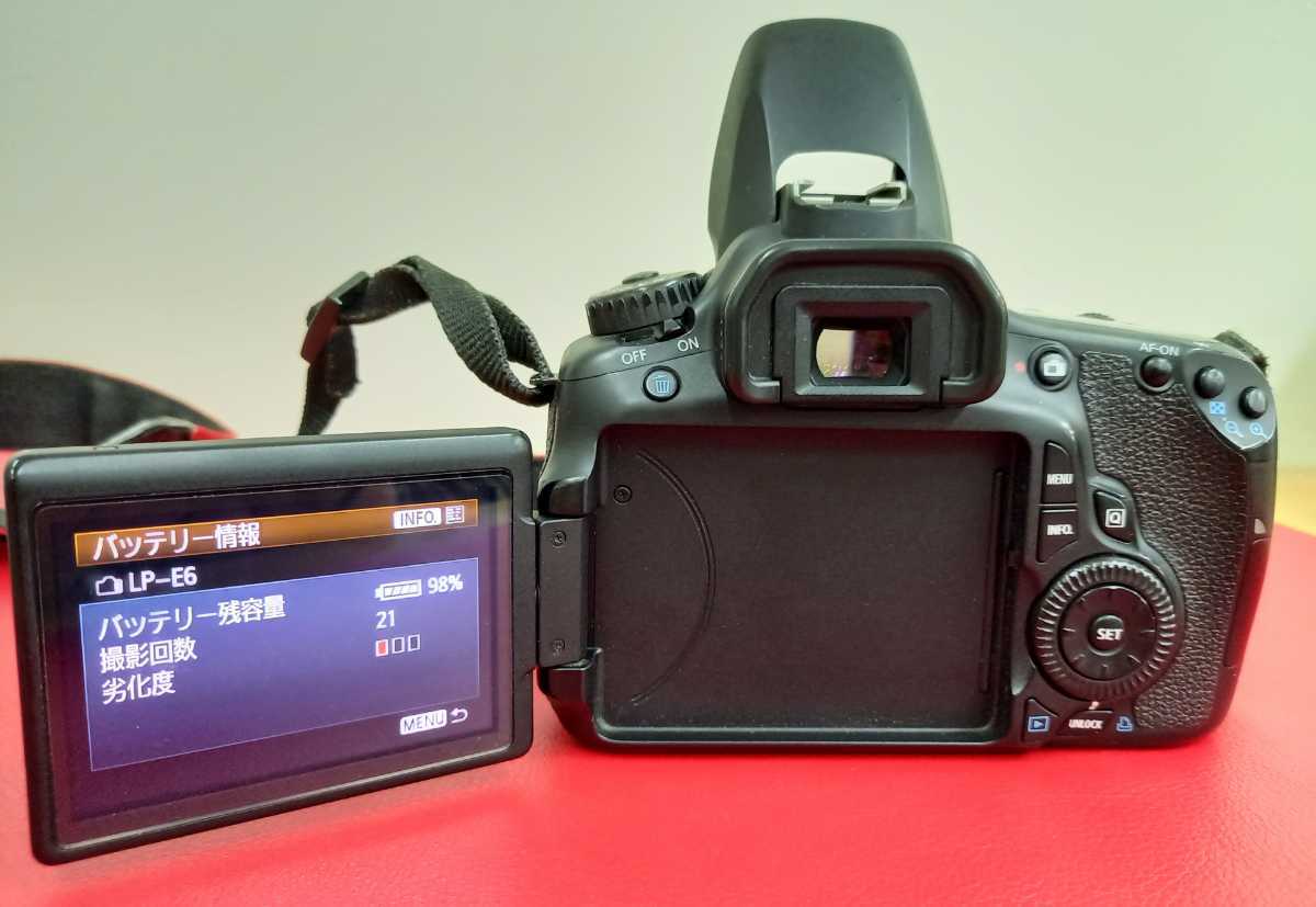 □B Canon EOS 60D ボディ デジタルカメラ 一眼レフ 動作品 RS-60E3