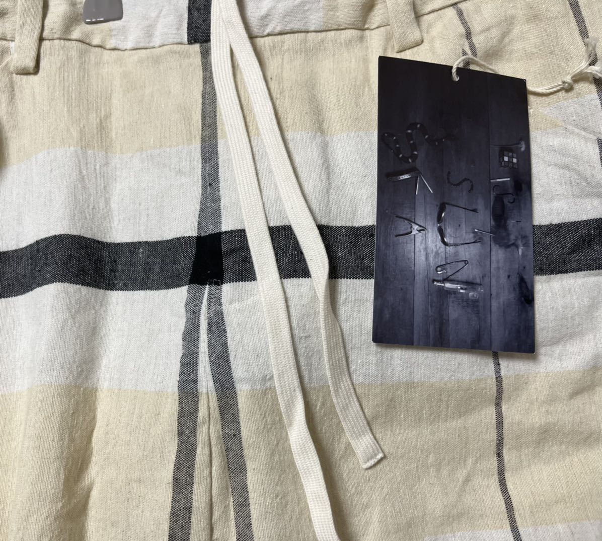 ねます SUNSEA - ② SUNSEA 22SS / CHECK WIDE PANTS (サンシー)の通販