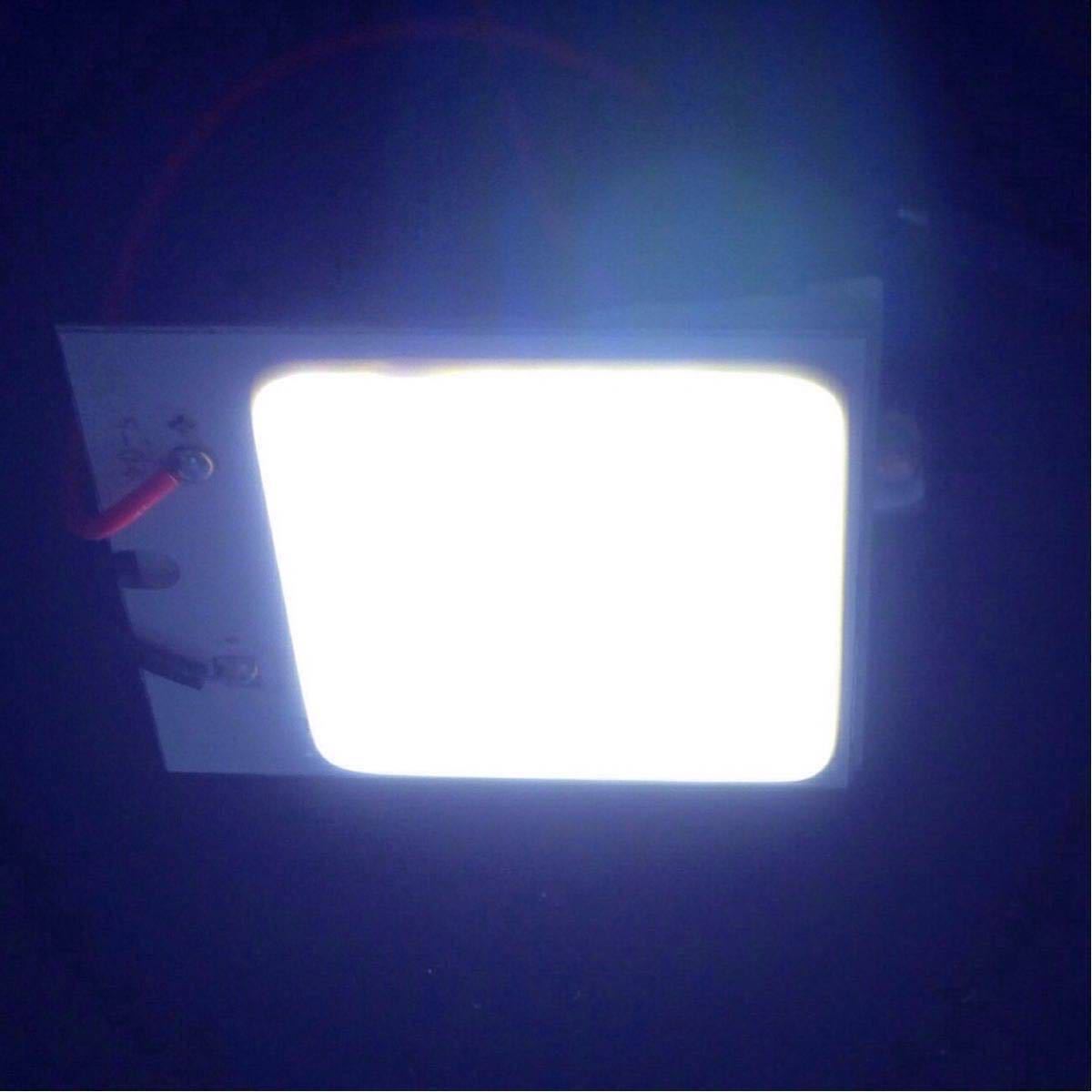 PayPayフリマ｜ルームランプ LED COB×48チップ 1個 SMD×18チップ 2個 白 ホワイト 汎用品 車内灯