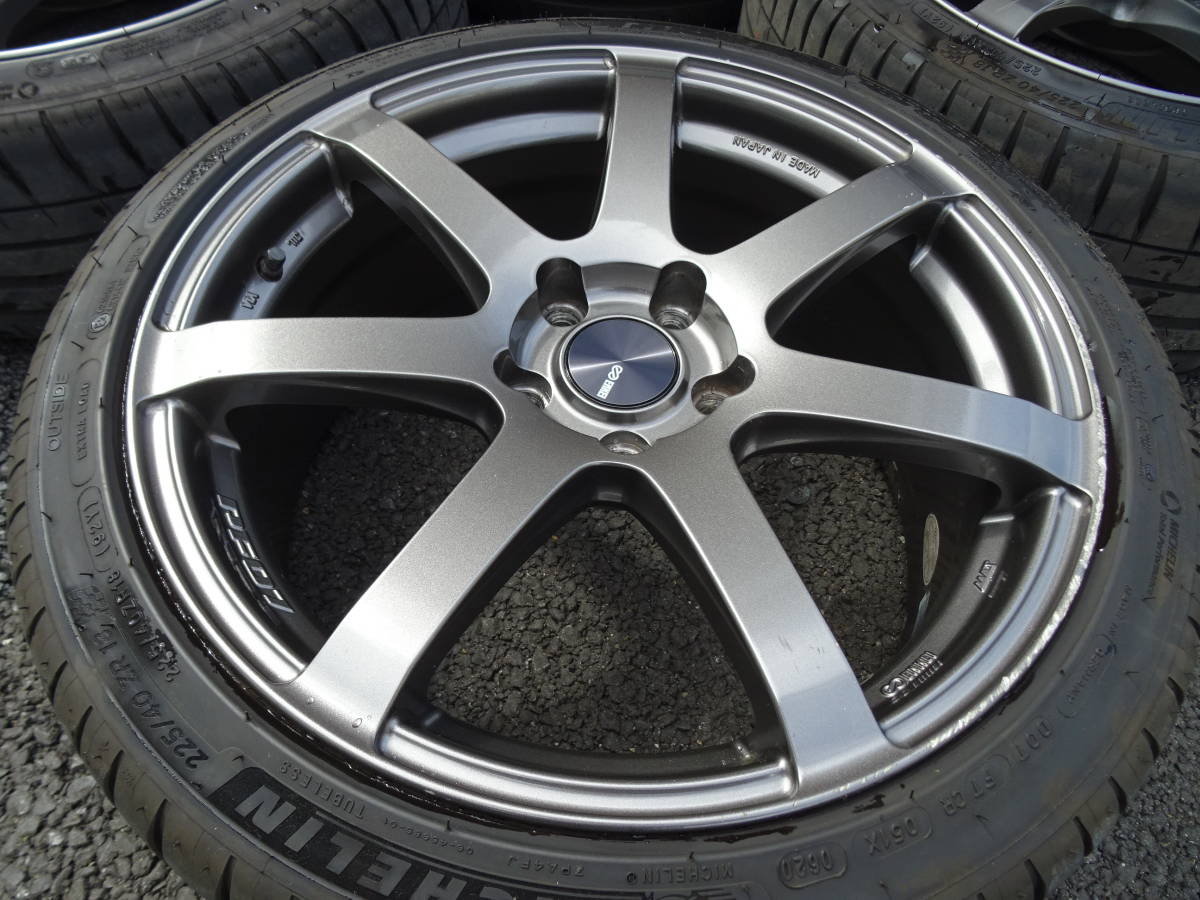 ENKEI エンケイ PF07 18インチ 8J +45 PCD114.3 5H タイヤ 225/40R18
