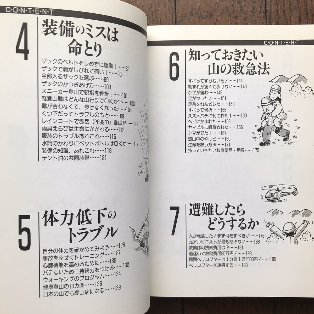 「中高年登山 トラブル防止小事典」★堀川虎男/大月書店/1999年発行初版本_画像3