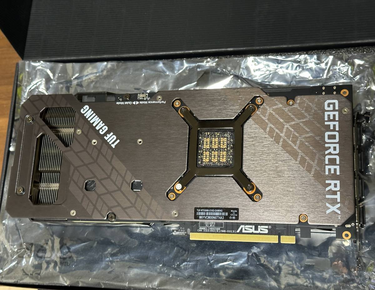 ジャンク品】 ASUS _ GEFORCE RTX3080 _ TUF-RTX3080-O10G-GAMING _ PC