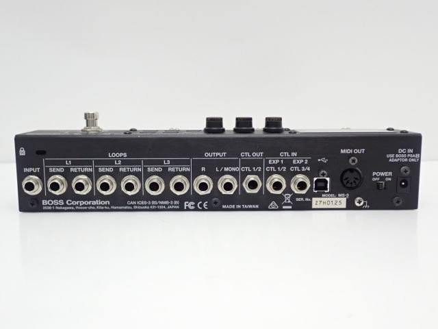 Boss MS-3 Multi Effects Switcher プログラマブルスイッチャー マルチ