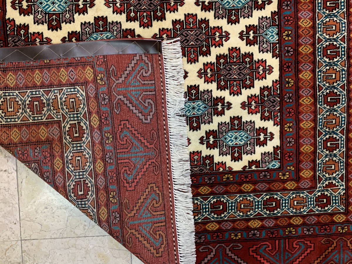 ☆207x134cm☆鮮やかな色、高級手織りペルシャ絨毯☆柔らかい ☆207x134cm☆鮮やかな色、高級手織りペルシャ絨毯☆柔らかい