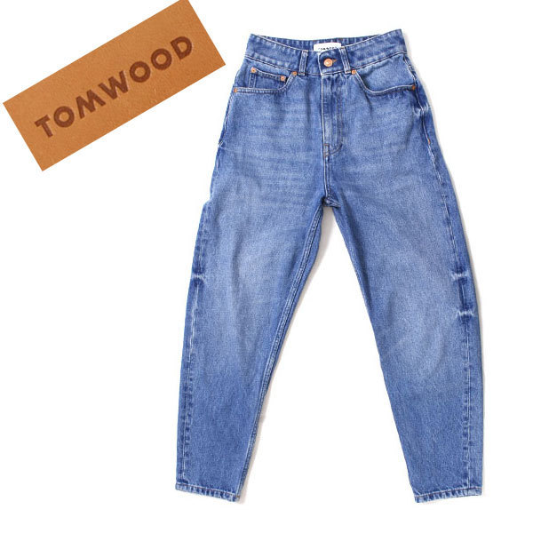 TOM WOOD CARROT DENIM sizeW26L30 Nice Blue TW019010102 トムウッド