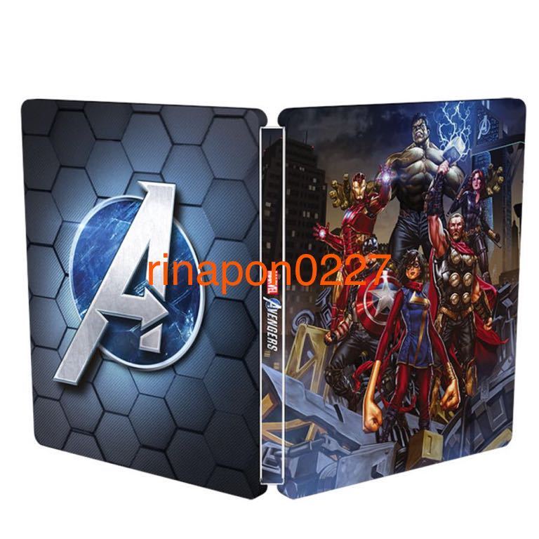 PS4 「 アベンジャーズ 」ゲオ 限定 特典 「 スチールブック 」/ ソフトなし 特典スチールブックのみ / GEO マーベル Marvels Avengers_画像2