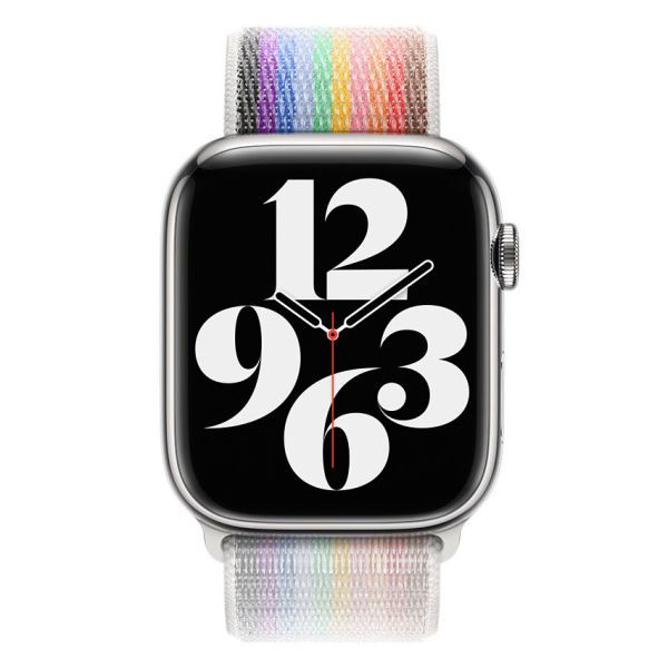 Apple Watch スポーツループ LB・レッド 42 44 45
