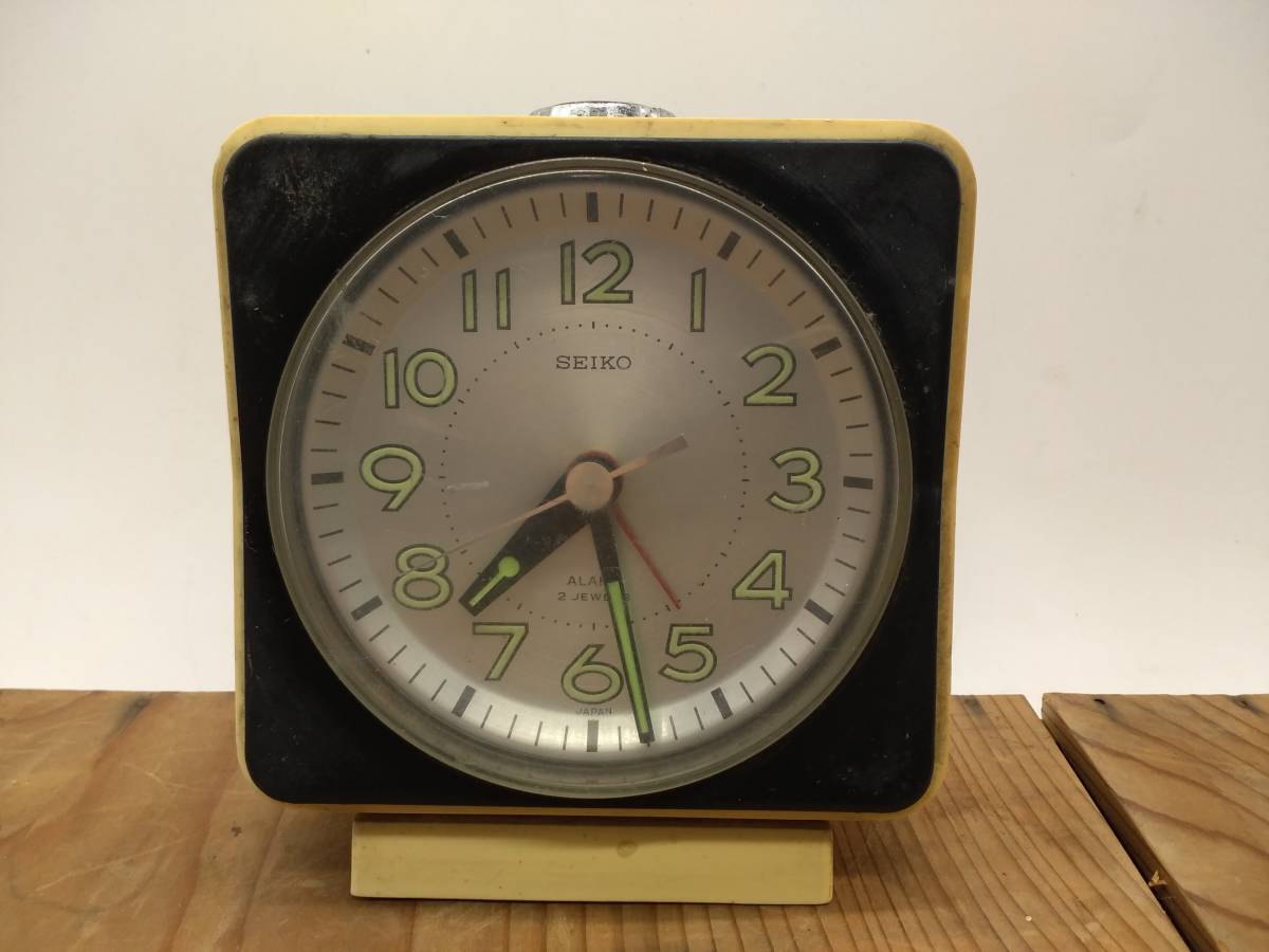Vintage 置き時計 インテリア SEIKO 昭和レトロ-