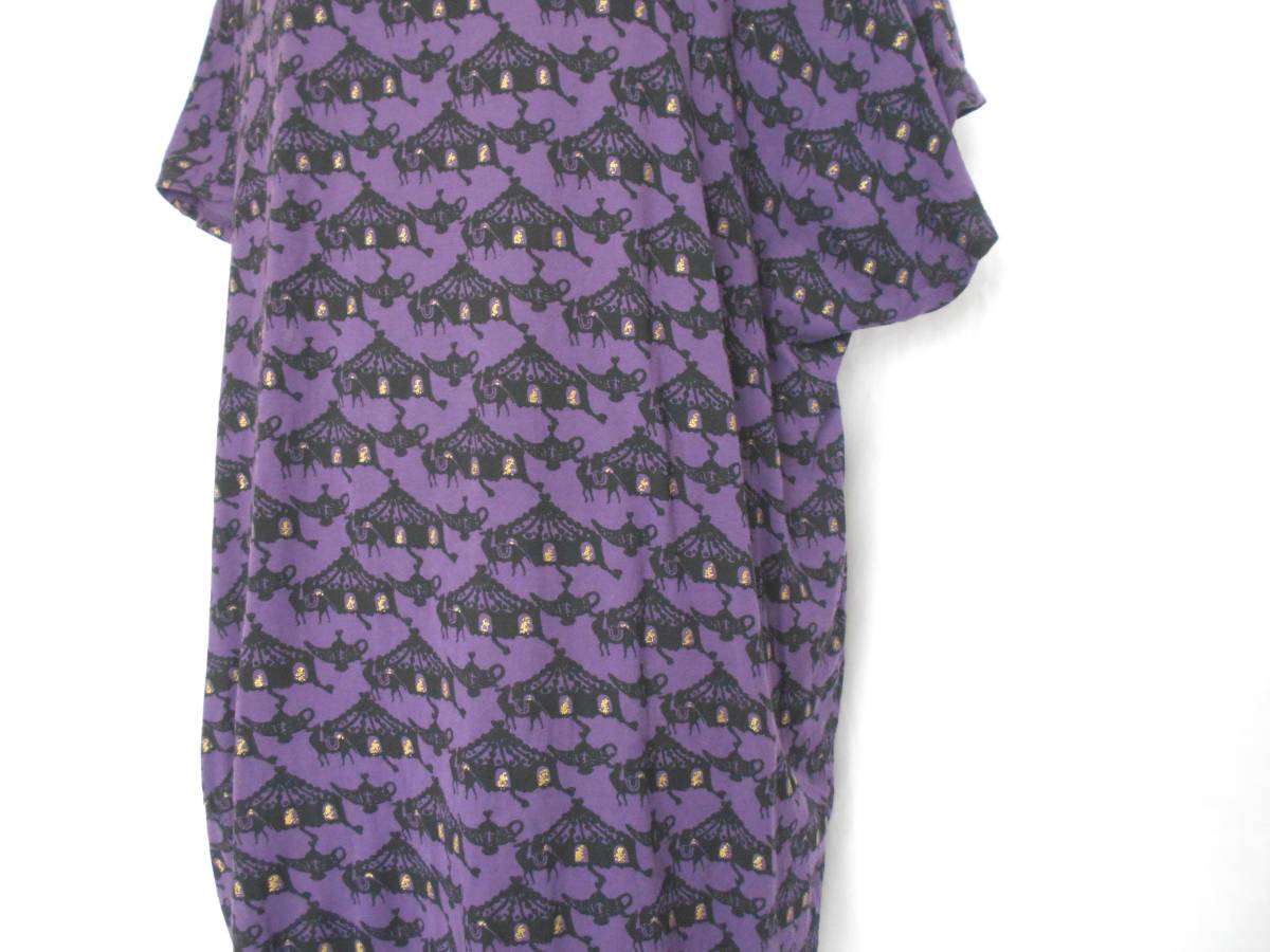 ( beautiful goods free shipping!) TSUMORI CHISATO Tsumori Chisato purple magic. lamp print pattern easy cut and sewn free size (lak...