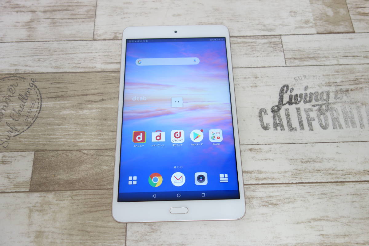 本体 dtab compact d-02K docomo SIMロック解除済 タブレット