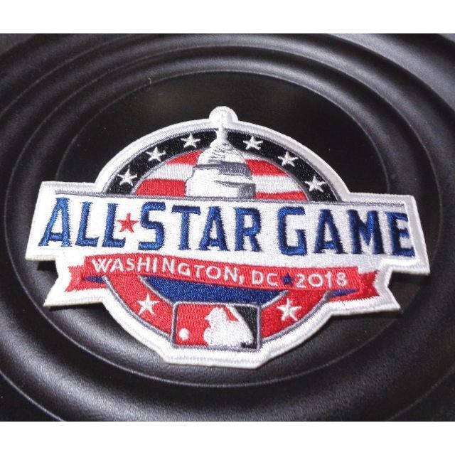 議事堂■新品MLB星条旗ALL STAR GAMEオールスターゲーム 　ワシントンDC 2018　野球　ベースボール 刺繍ワッペン◎アメリカMLBメジャーリー_画像3