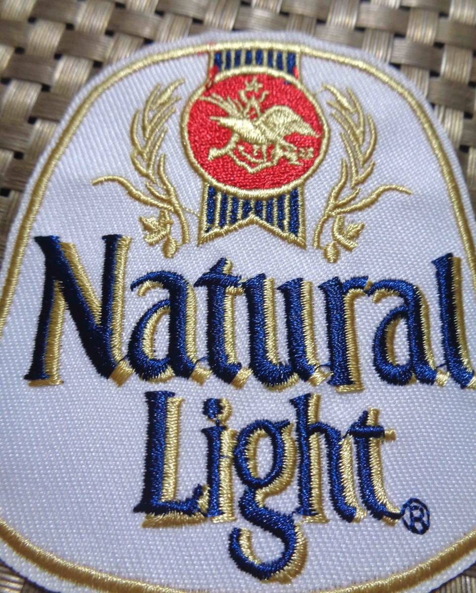 USBR白◆新品　Natural Light ナチュラル ライト ビール　アメリカ　BEER　刺繍ワッペン（パッチ）◆◇◆激シブ■洋服・衣類DIY_画像5