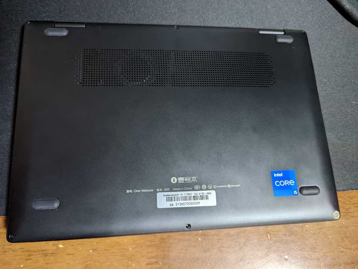 One-Netbook OneMix4 Core i5-1130G7 16GB 512GB 10.1型 日本語