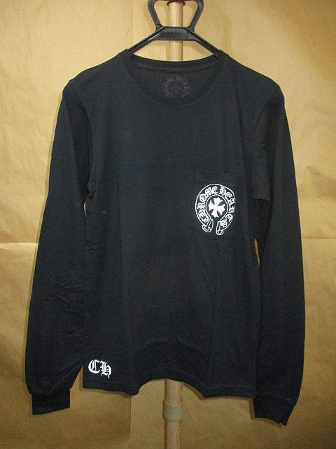 クロムハーツ CHROME HEARTS プリント ロゴ カットソー ロング Tシャツ
