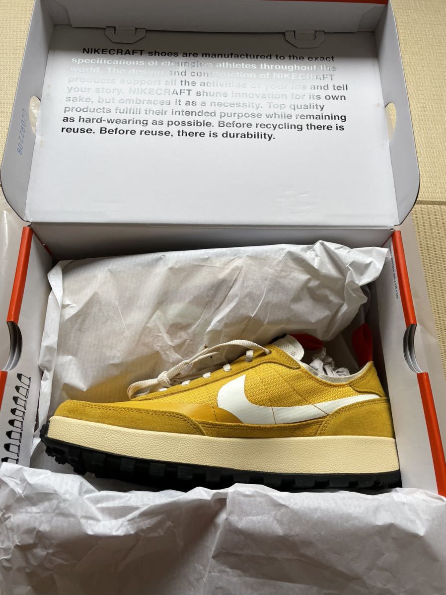 Tom Sachs × NikeCraft WMNS 29cm General Purpose Shoe Yellow