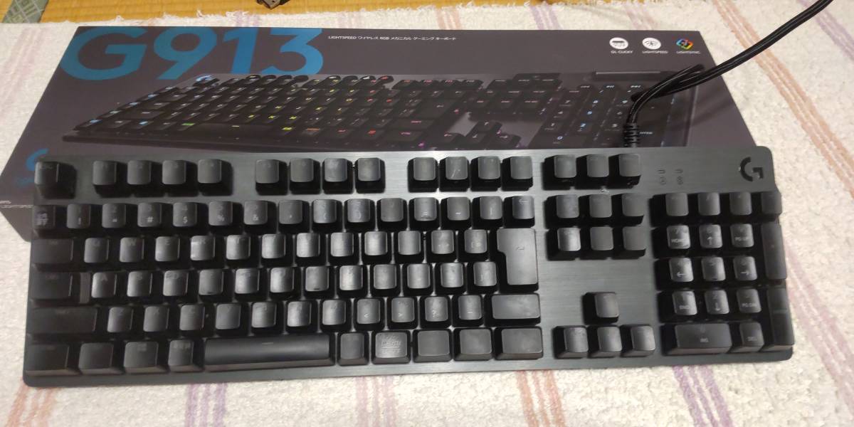 Logicool◆G512 Carbon RGB Mechanical Gaming Keyboard (Clicky) [ブラック]_画像1