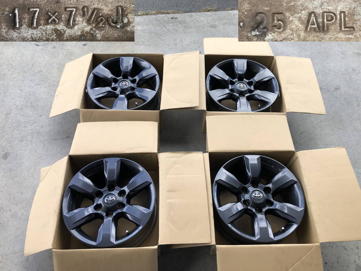 TRJ150W ランドクルーザープラド TX アルジェントクロス 純正アルミ