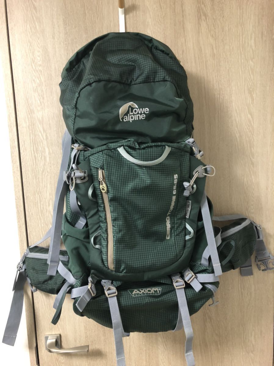 女性に人気! 【中古】ロウアルパイン LOWE ALPINE Axiom Cerro Torre 65:85 ザック リュック 65-85L グリーン 登山 バックパック 女性に人気! 【中古】ロウアルパイン LOWE ALPINE Axiom Cerro Torre 65:85 ザック リュック 65-85L グリーン 登山 バックパック