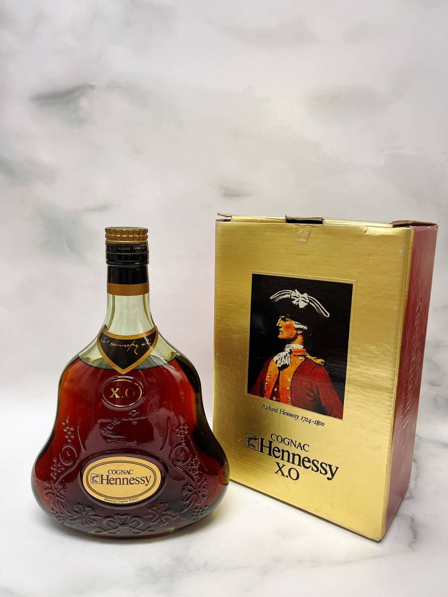 Hennessy ヘネシーXO コニャック グリーンボトル 金キャップ 700ml