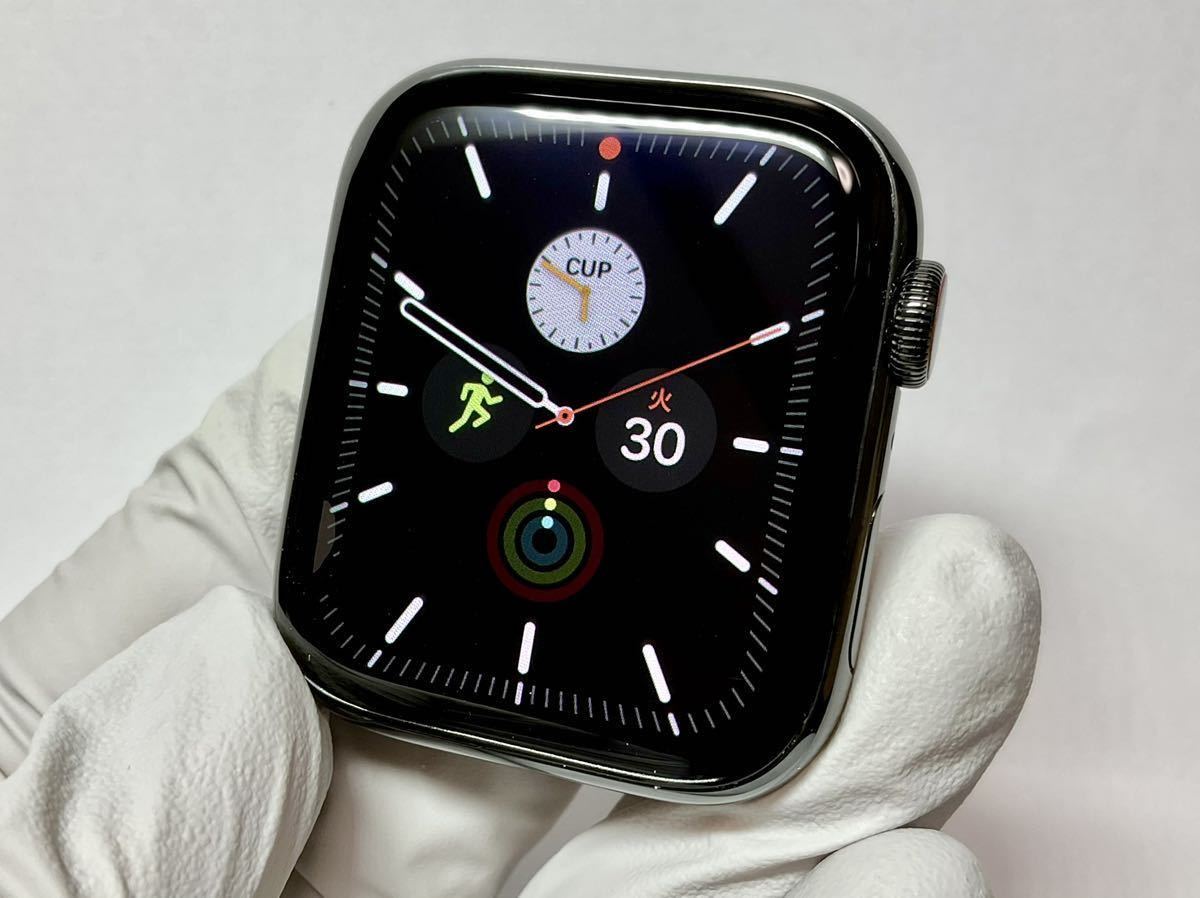 人気満点 Apple Watch series4 + 44mm スペースブラックステンレス