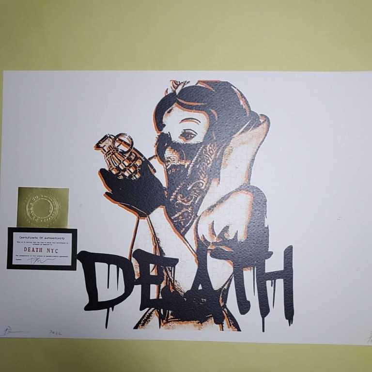 Yahoo!オークション - DEATH NYC 世界限定100枚 アートポスター スノ