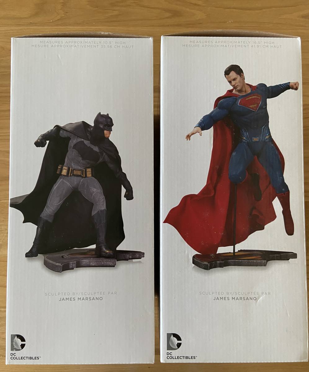 DC スタチュー バットマン&スーパーマン 2体セット / バットマン vs