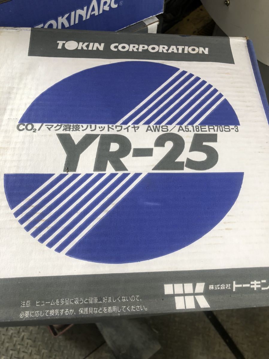 #2未使用　トーキン　CO2/マグ溶接ソリッドワイヤ　YR-25 15kg 2個セット。_画像1