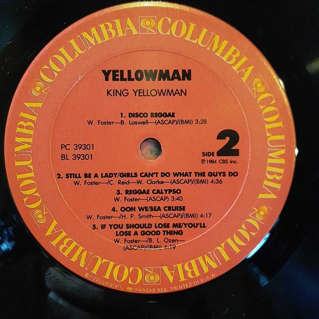 YELLOWMAN / KING ～ /LP/STRONG ME/DISCO REGGAE/CALYPSO/エレクトロ/BILL LASWELL/AFRIKA BAMBAATAA/SISTER NANCY/ダンスホール/DUB の画像3