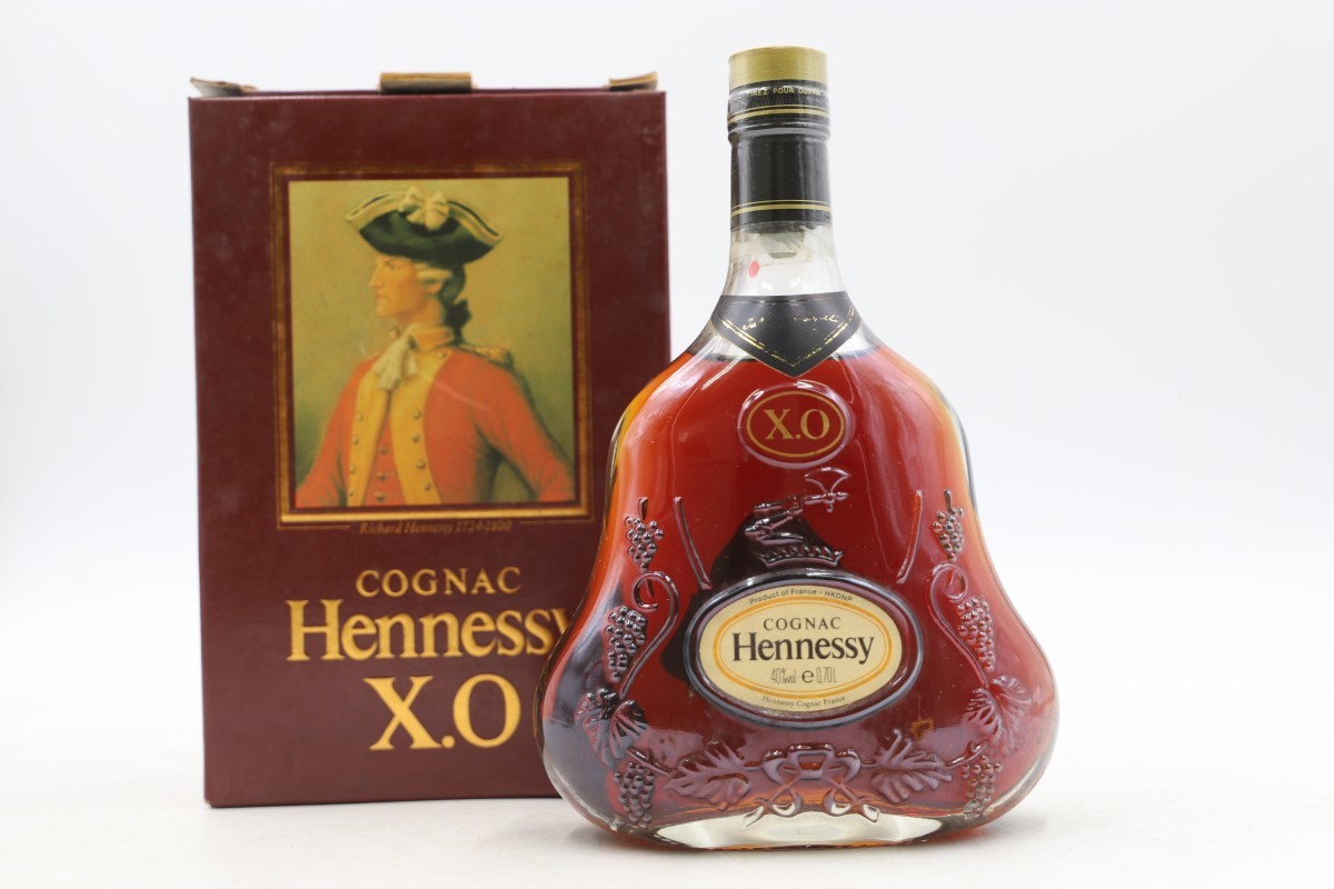 未開栓古酒 Hennessy X.O ヘネシー コニャック 金キャップ 700ml 40