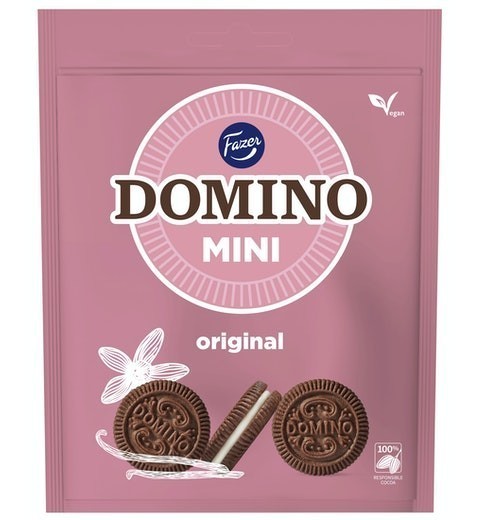 Fazer Domino ファッツェル ドミノ ミニ オリジナル ビスケット 7袋×99g フィンランドのお菓子です