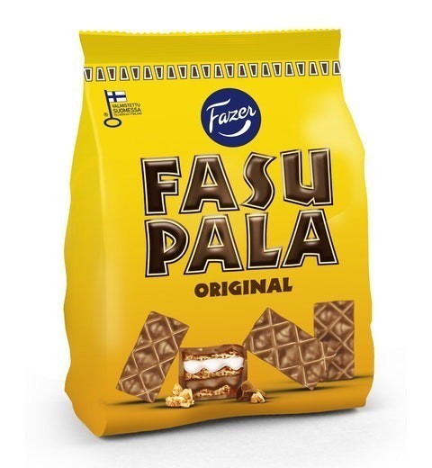 Fazer Fasupala ファッツェル ファスパラ オリジナル ウエハース 4袋×215g フィンランドのお菓子です