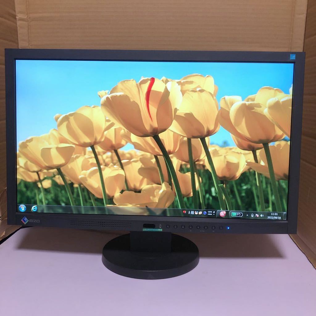 中古良品EIZO ナナオFlexScan EV2334W 23インチ IPSパネル/LEDワイド液晶モニター使用時間:7355h 動作品管号SHY663_画像1