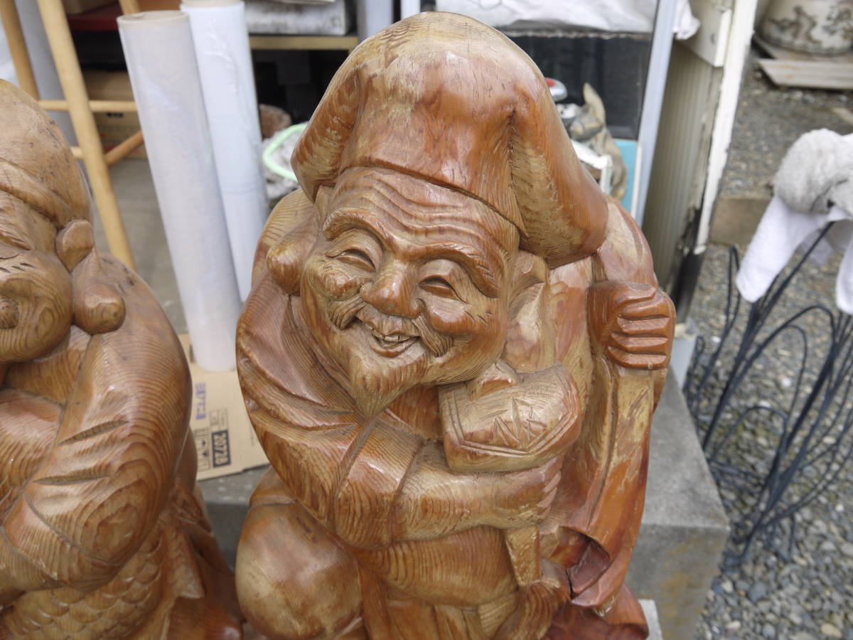 最安値2023 縁起物 特大 大黒様 恵比寿様 SvFtX-m35361328370
