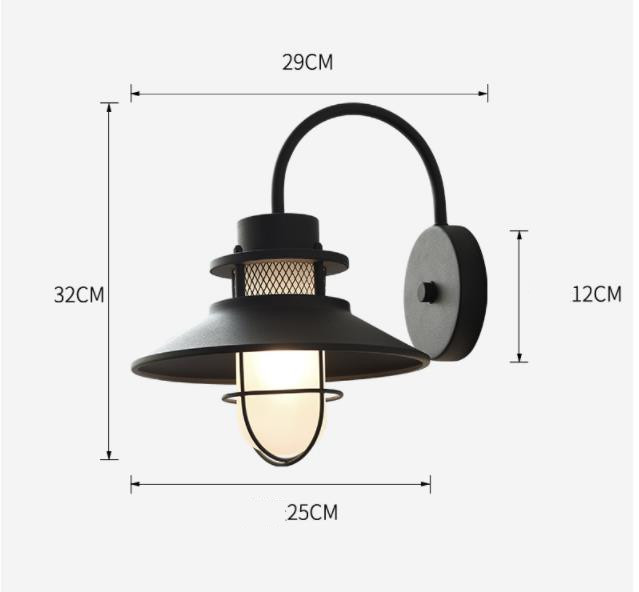  new goods entranceway light waterproof ornament lighting night opening outdoors ride antique wall lamp bracket light porch light 2 color possible selection 