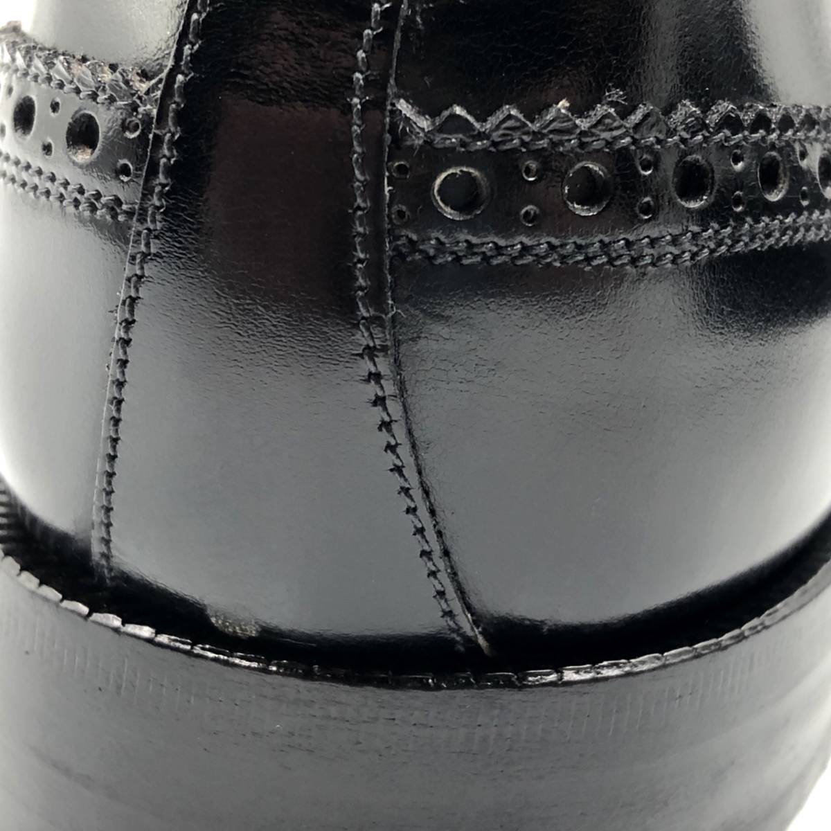 即決 GIORGIO ARMANI ジョルジオアルマーニ 24cm 6 メンズ レザー