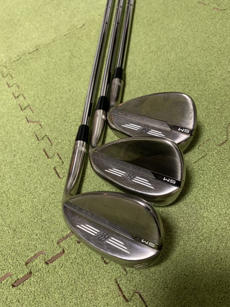 クーポン利用&送料無料 ボーケイ vokey sm8 50° 54° 58° ウェッジ 3本
