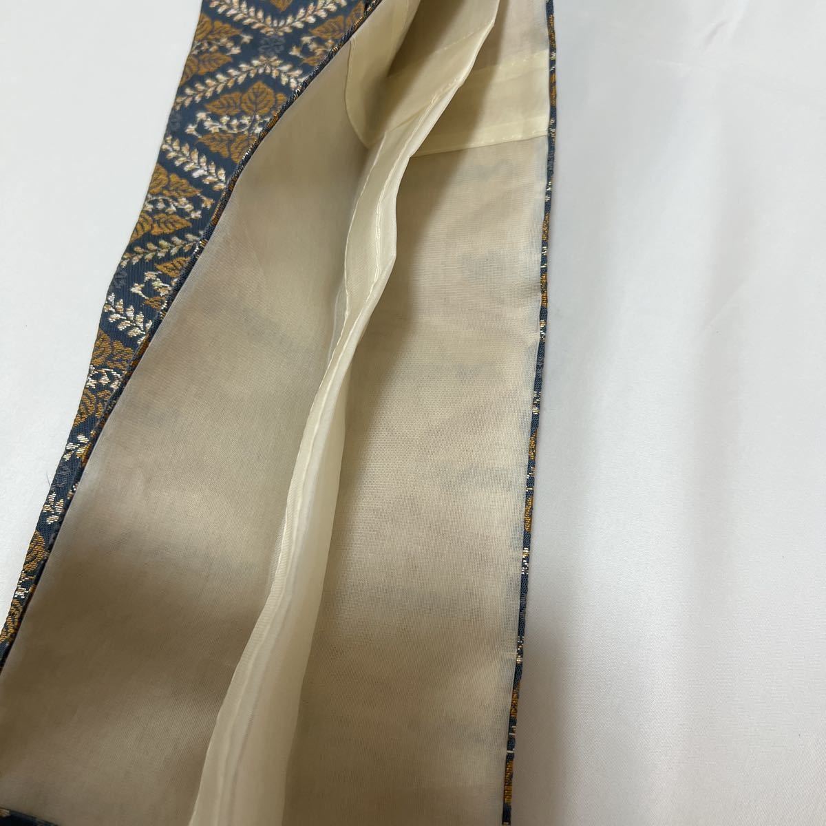 美品【輪袈裟】【折五条袈裟】金襴袈裟 浄土真宗 法要 葬儀 仏具 美品【輪袈裟】【折五条袈裟】金襴袈裟 浄土真宗 法要 葬儀 仏具