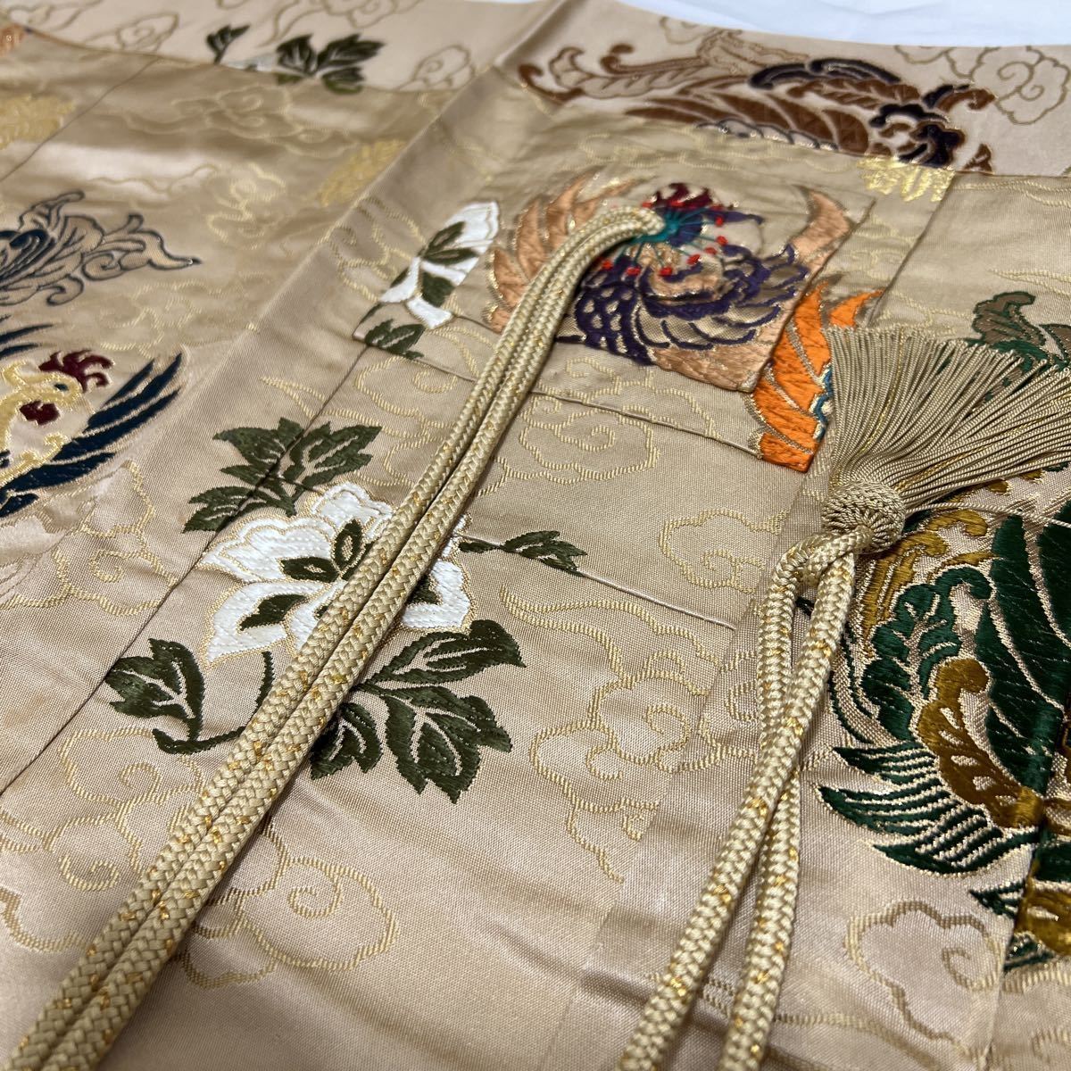 美品 曹洞宗【金襴九条袈裟】【座具】【帽子】 両山紋 禅 法要 美品 曹洞宗【金襴九条袈裟】【座具】【帽子】 両山紋 禅 法要