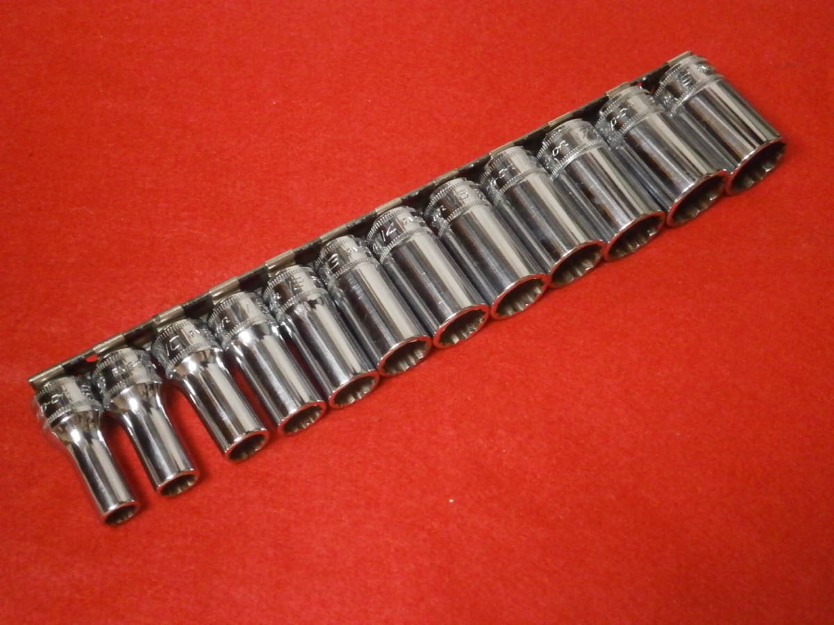 スナップオン Snap-on 3/8セミ ディープソケット 12ポイント