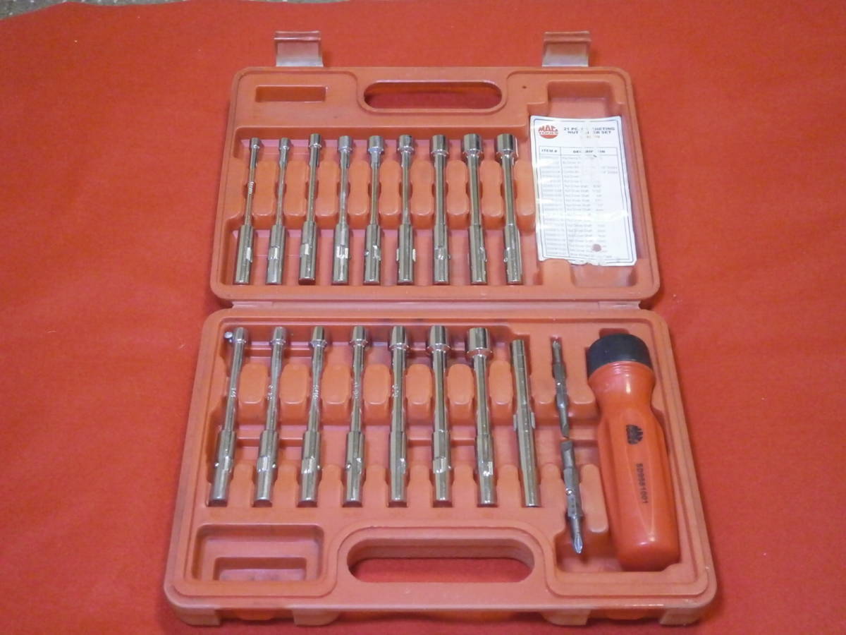 マックツール MAC TOOLS ラチェッティング ナットドライバーセット