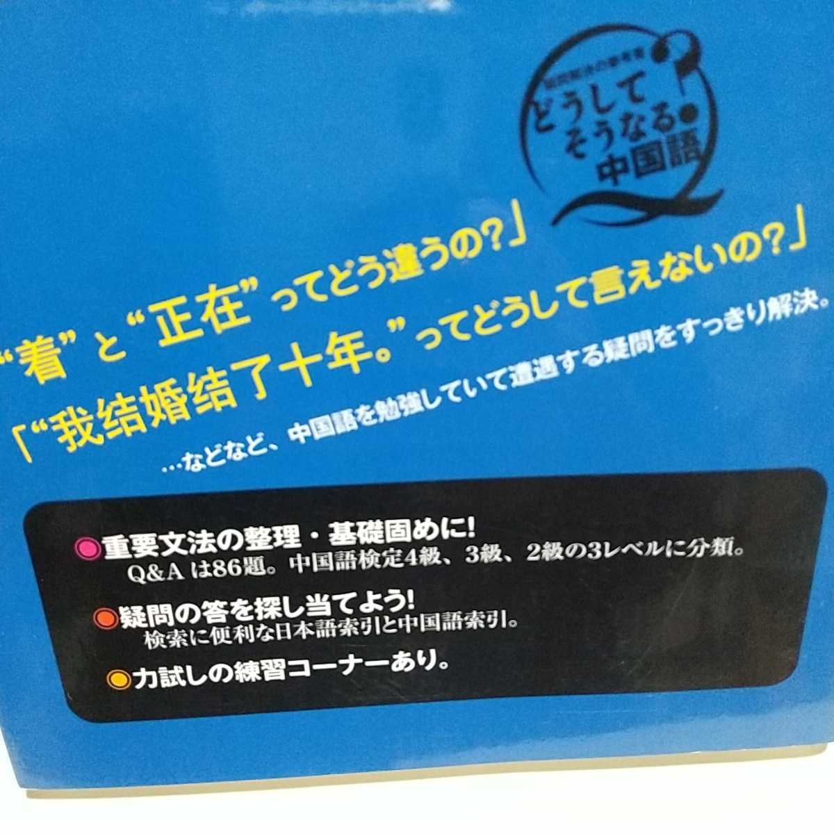 どうしてそうなる？中国語 疑問解決の参考書 疑問解決の参考書 洪潔清 白帝社 中古 03981F006_画像2